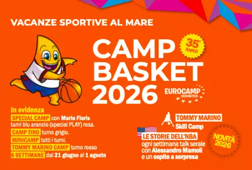 Centro estivo di Basket a Cesenatico